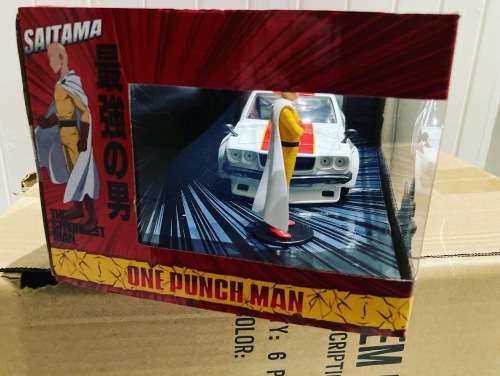 ONE PUNCH MAN SAITAMA & 1974 MAZDA RX3  JADA 1:24 scale diecast mint in box