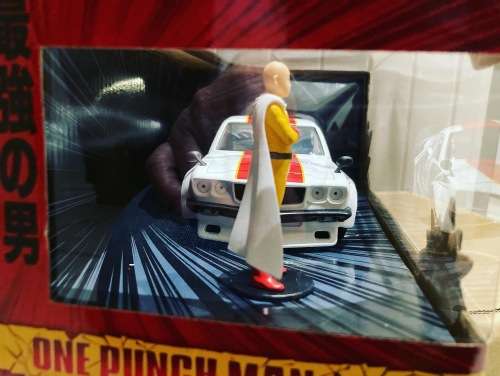 ONE PUNCH MAN SAITAMA & 1974 MAZDA RX3  JADA 1:24 scale diecast mint in box
