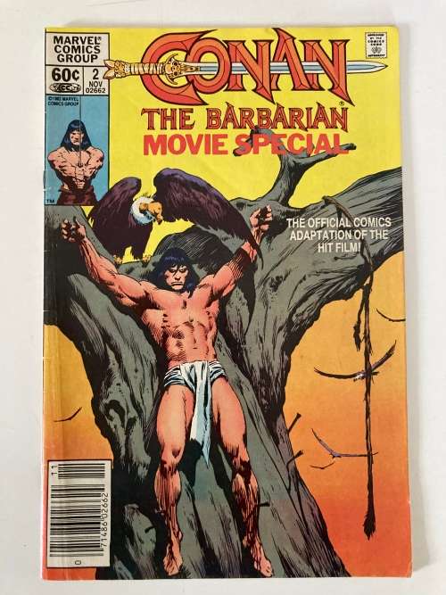 MARVEL CONAN THE BARBARIAN Movie Special No 2 Nov 1982 (VG) based on the feature film