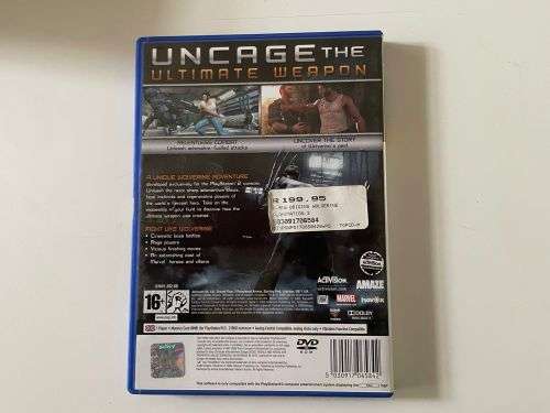 Marvel X-men Origins Wolverine PS2 PlayStation 2 game