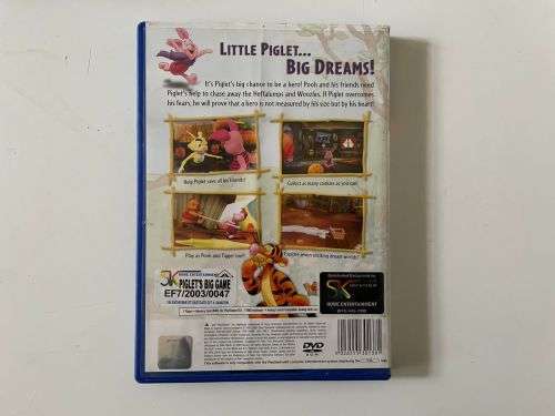 Disney Piglets Big Game PS2 PlayStation 2 game