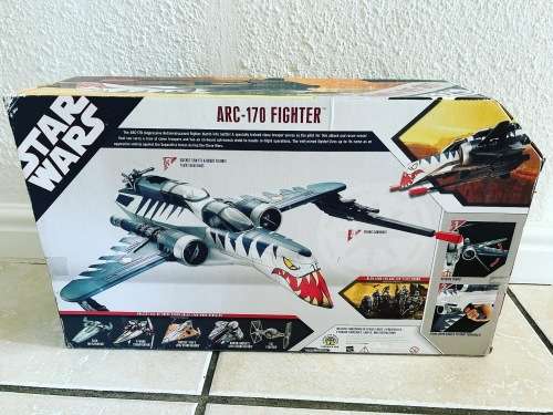 Hasbro Star Wars Clone Wars ARC-170 Fighter Target Stores exclusive from 2007