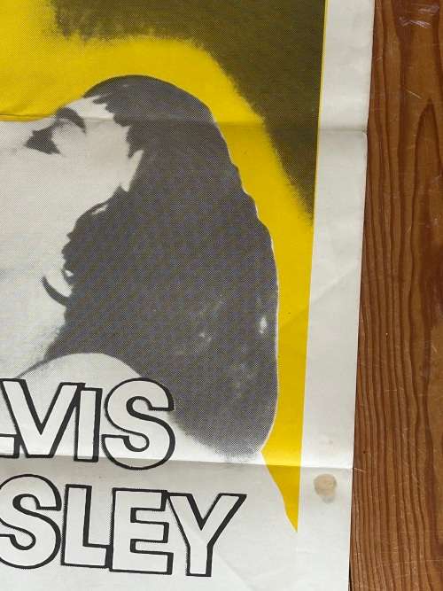 100% Original 1960s Elvis Presley KING CREOLE Movie Poster - South African print