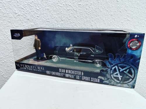 SUPERNATURAL diecast Dean Figure & 1967 Chevrolet SS IMPALA boxset - Jada Toys - 2023 - 1:24 scale