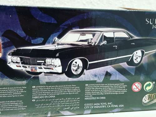 SUPERNATURAL diecast Dean Figure & 1967 Chevrolet SS IMPALA boxset - Jada Toys - 2023 - 1:24 scale