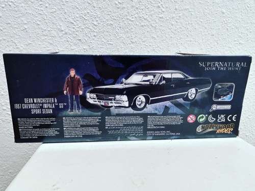 SUPERNATURAL diecast Dean Figure & 1967 Chevrolet SS IMPALA boxset - Jada Toys - 2023 - 1:24 scale