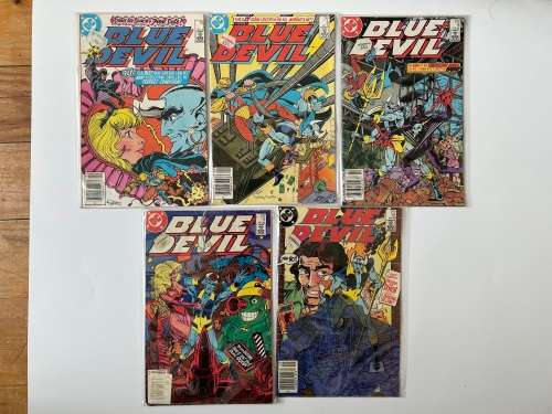 DC comics 1st appearance of all BLUE DEVIL lot of 11 comics!