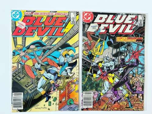 DC comics 1st appearance of all BLUE DEVIL lot of 11 comics!
