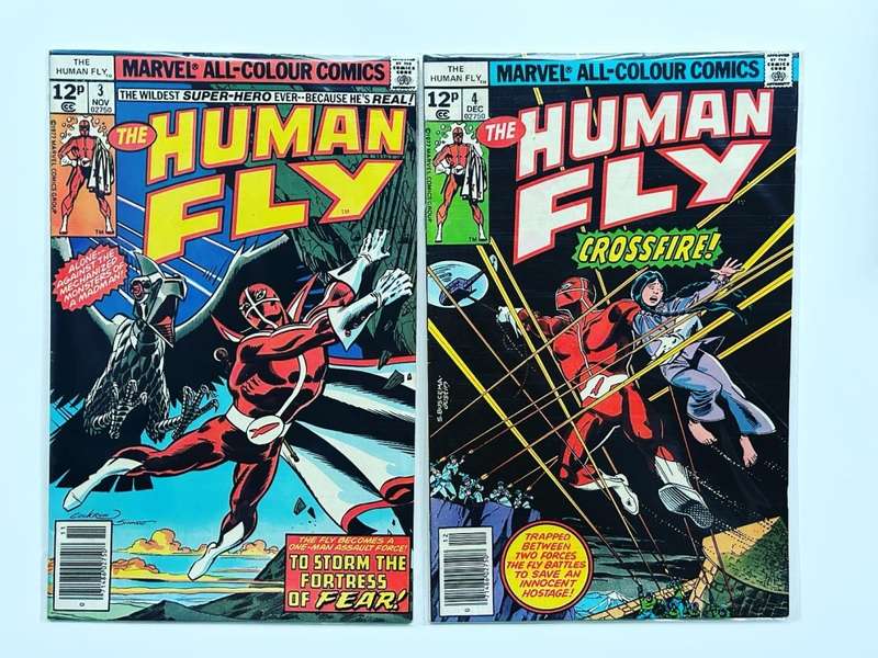 Bronze Age Marvel comics THE HUMAN FLY No: 1-10, 12, 14-19  17 comics