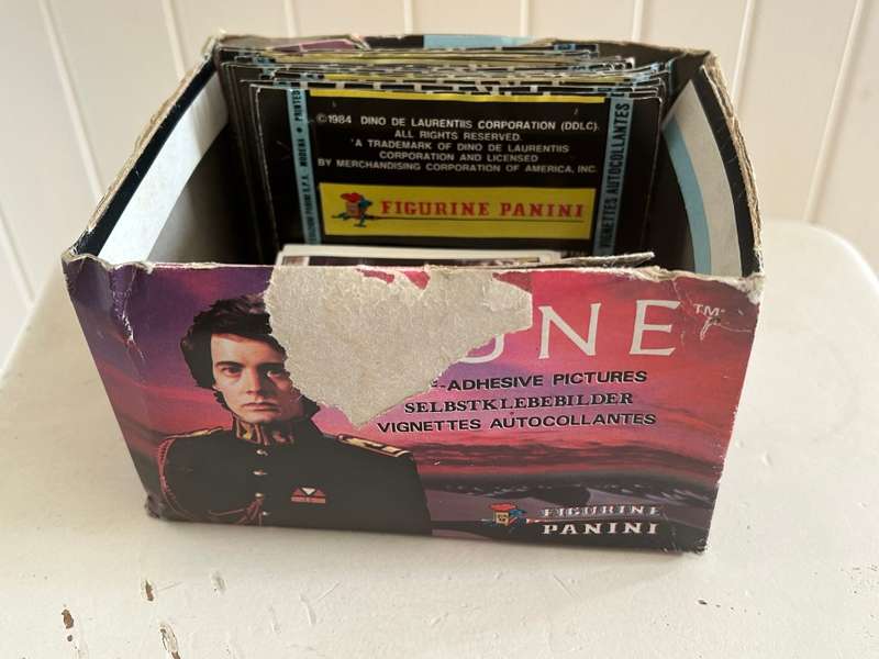 1984 Dune the movie near complete 172 of 180 Panini sticker set & box