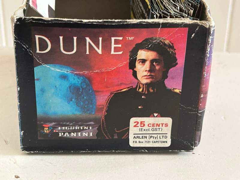 1984 Dune the movie near complete 172 of 180 Panini sticker set & box
