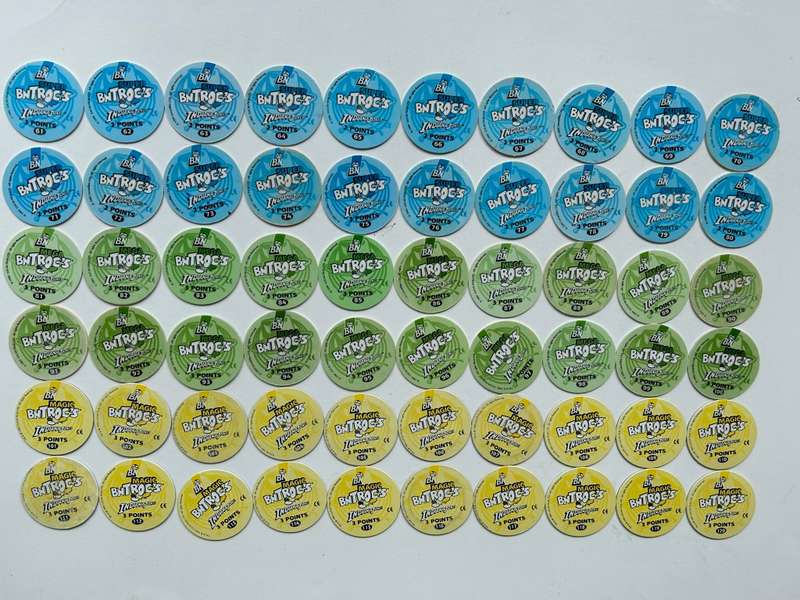 The official first issue INDIANA JONES 119 of 120 series of BNTOCs / TAZOs / POGS