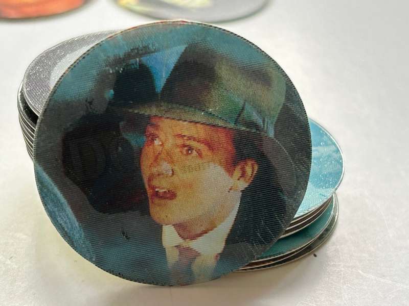 The official first issue INDIANA JONES 119 of 120 series of BNTOCs / TAZOs / POGS