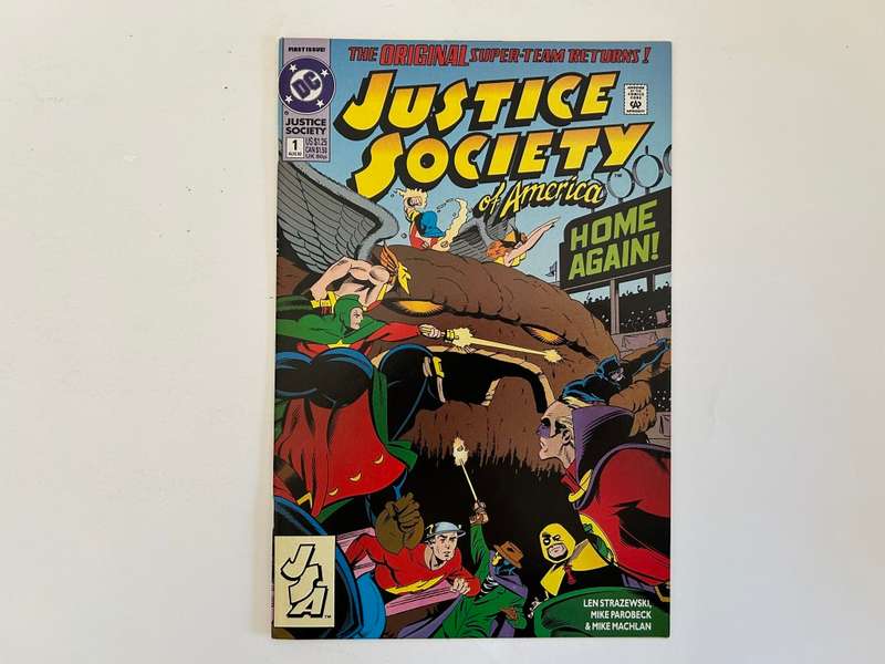 DC Comics JUSTICE SOCIETY of AMERICA Vol 2 No: 1 (Aug 1992)(VF-NM) 1st appearance of Jesse Quick