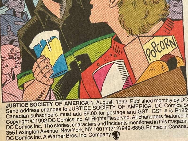 DC Comics JUSTICE SOCIETY of AMERICA Vol 2 No: 1 (Aug 1992)(VF-NM) 1st appearance of Jesse Quick