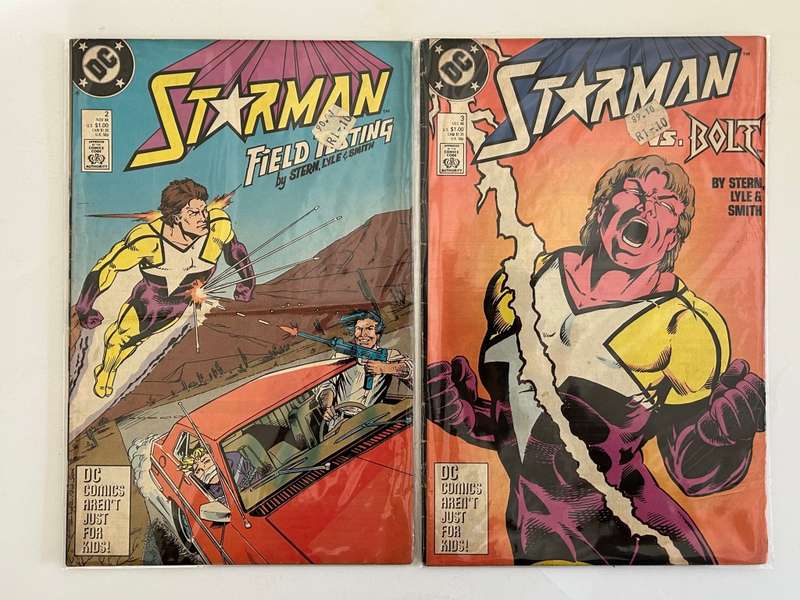 DC Comics STARMAN No: 2, 3, 4 & 5 (Nov 1988 -Jan 1989)(VF-NM) 2nd appearance of Star Man