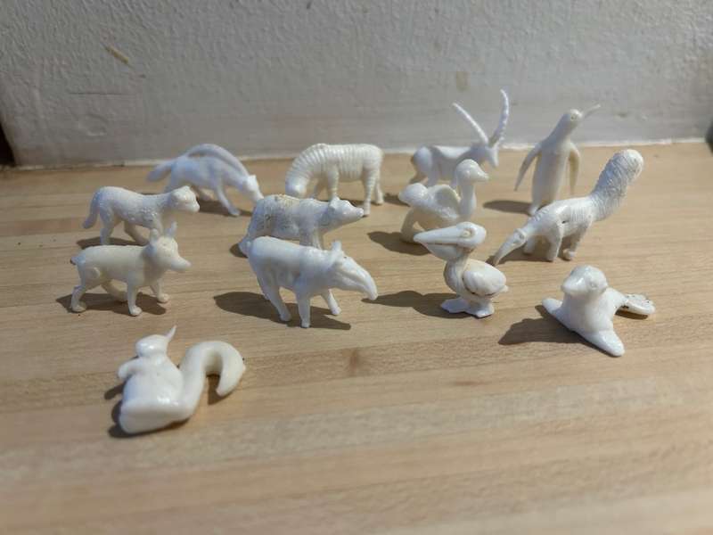1970s South African Exclusive WALLS ICECREAM SAFARI Ice Lollies promotional Wild Animals figure lot