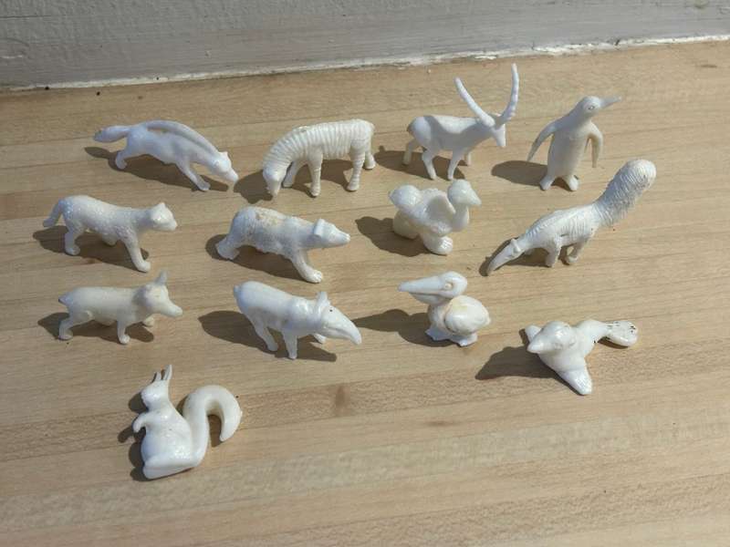 1970s South African Exclusive WALLS ICECREAM SAFARI Ice Lollies promotional Wild Animals figure lot