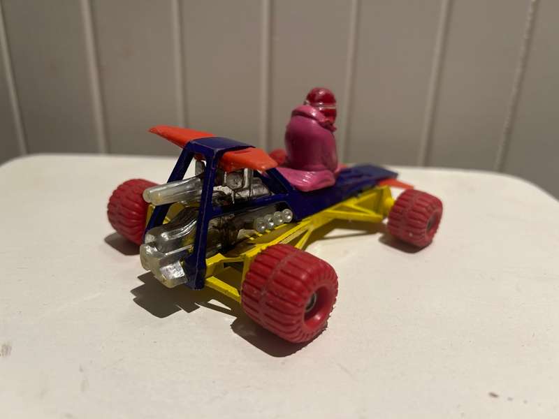 Corgi 809 DICK DISTARDLY roadster from Hanna Barberas Whacky Races cartoon series 1970