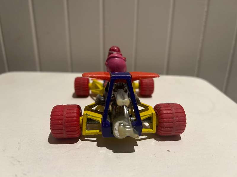 Corgi 809 DICK DISTARDLY roadster from Hanna Barberas Whacky Races cartoon series 1970