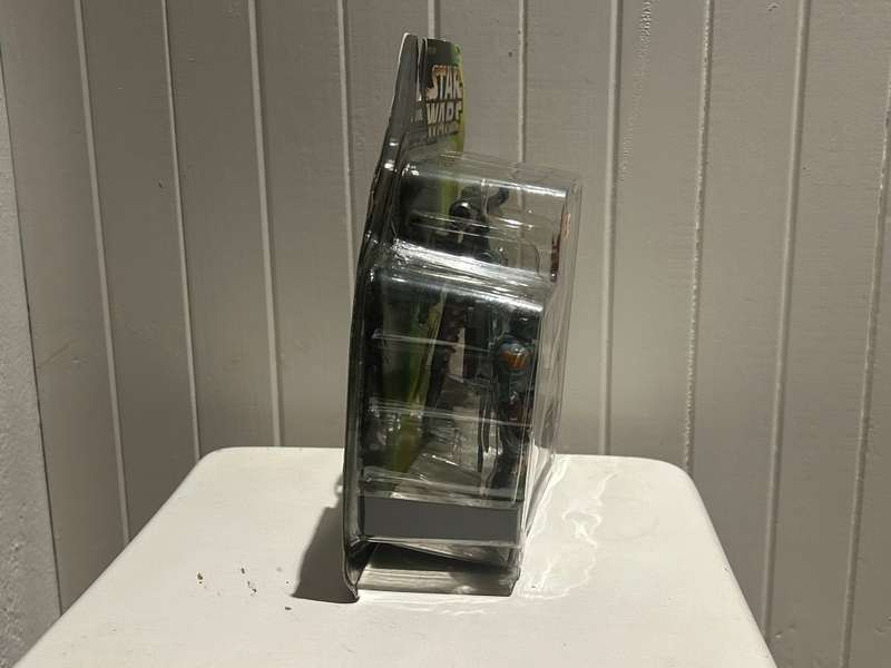 Signed autographed Star Wars BOBA FETT action figure from the 1996 Kenner Hasbro