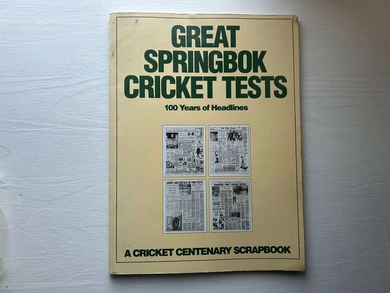South Africa GREAT SPRINGBOK CRICKET TESTS 1989 First Edition
