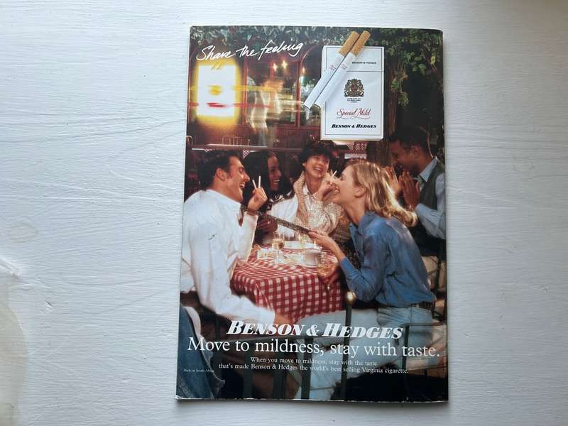 South Africa VS Australia CRICKET TEST 1994 Program