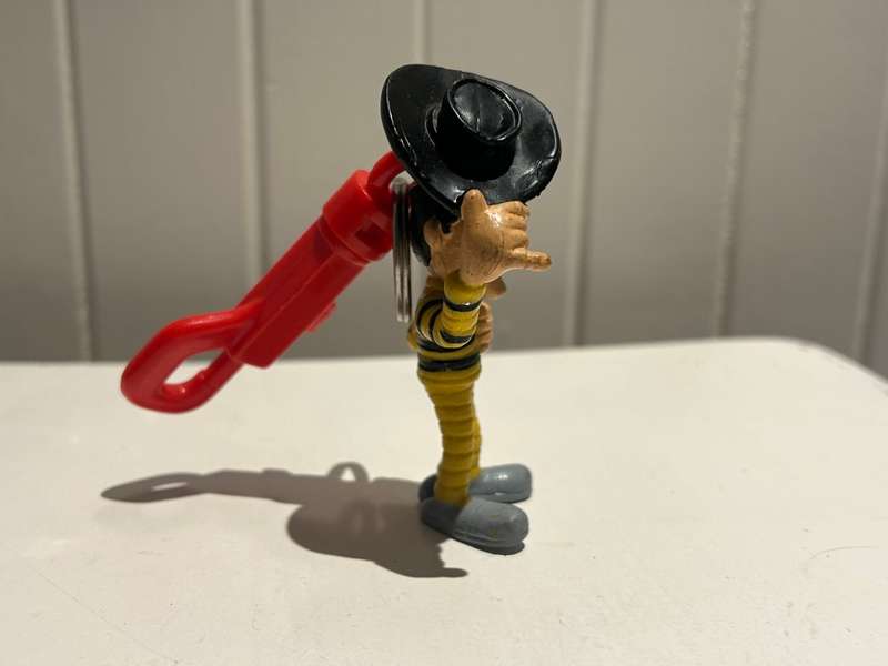 1980s DALTON Brother Lucky Luke cartoon rubber figure