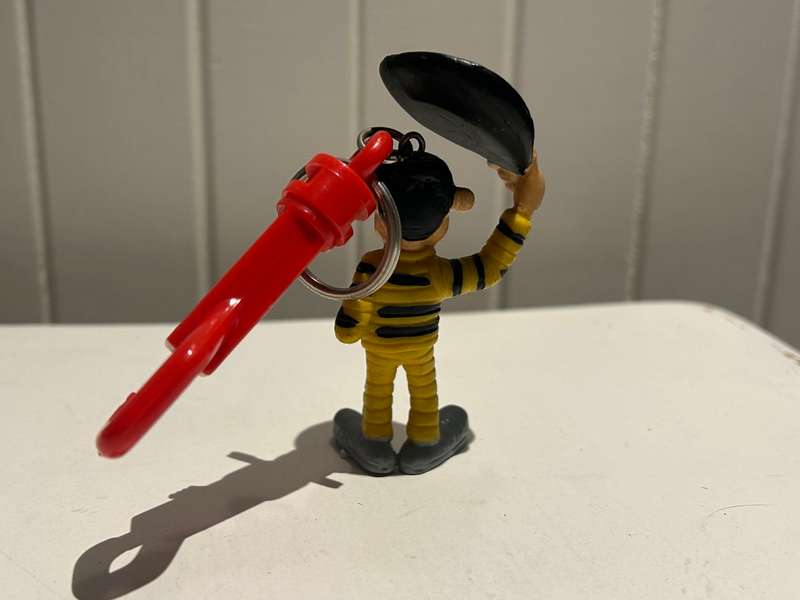 1980s DALTON Brother Lucky Luke cartoon rubber figure