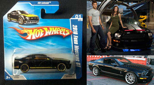 Hotwheels KNIGHT RIDER Mustang gt500 from new TV show - mint on card