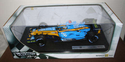 HotWheels GRAND PRIX F1 RACER Renault R26 Alonzo Fernando no 1 car - 1:18 scale -  was R499