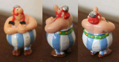 ASTERIX Obelix figure - very rare Kinder Joy Surprise - loose - excellent condition