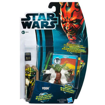 Star Wars Clone Wars 2012 animated YODA - mint on card