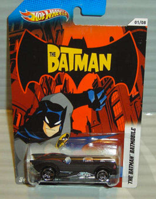 Hotwheels Hot wheels BATMAN animated Batmobile - mint on Long card LAST ONE IN STOCK