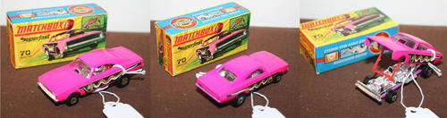 Lesney Matchbox Superfast 70 Dodge Dragster - 1970