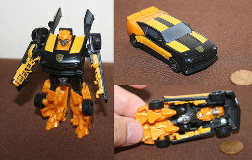 Transformers Bumblebee - plastic figure / car