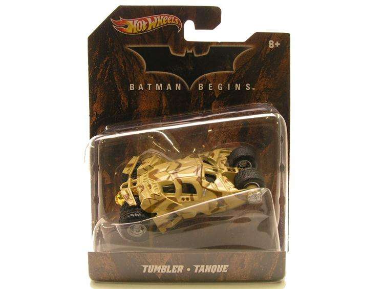 HotWheels Hot Wheels BATMAN DARK KNIGHT movie CAMO TUMBLER BATMOBILE - imported never available RSA