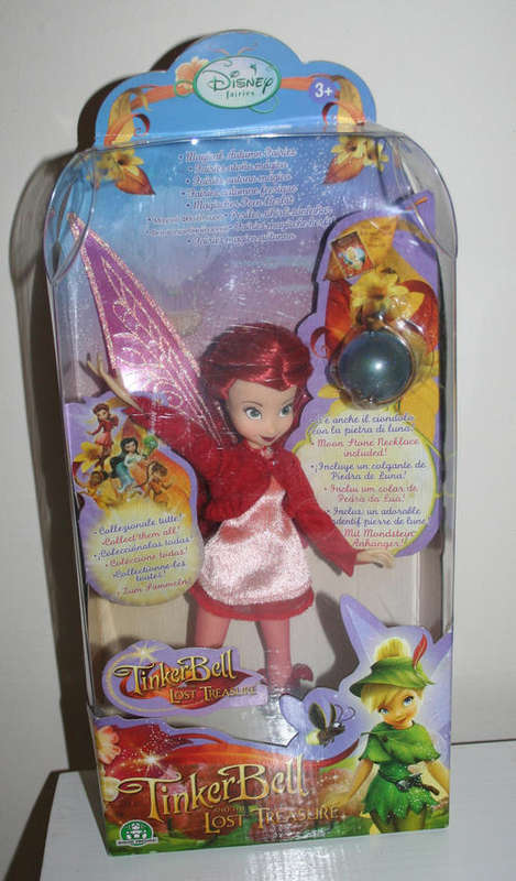 Disney TINKERBELL friend ROSETTA in Winter outfit the Lost Treasure doll Barbie size