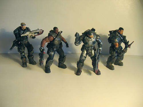 Gears of War Character action figures from Neca toys