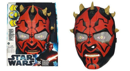 Star Wars 2012 movie series DARTH MAUL Electronic TALKING MASK - mint in box