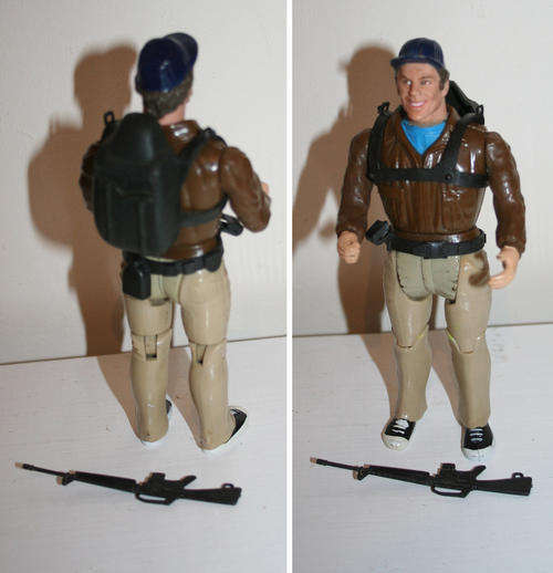 1984 A-TEAM MURDOCK larger scale action figure 90% complete - Galoob toys