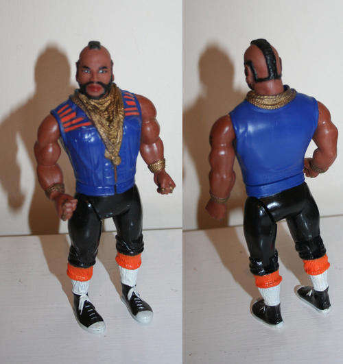 1984 A-TEAM BA BARACUS larger scale action figure - Galoob toys