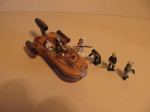 STAR WAR ACTION FLEET Lukes Naboo land speeder