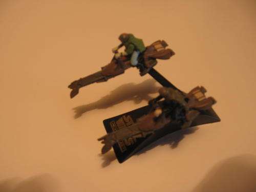 STAR WARS ACTION FLEET Action Fleet Luke and Leia speeder bikes