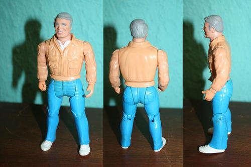 1984 A-TEAM HANNIBAL SMITH larger scale action figure - Galoob toys