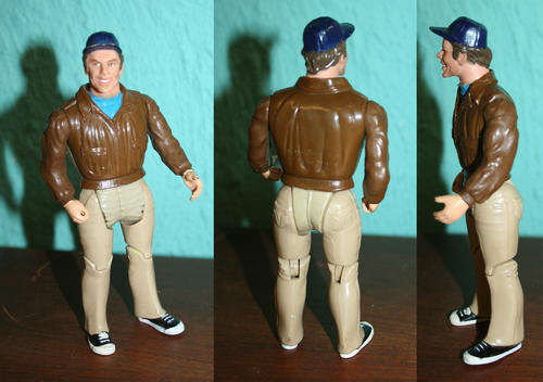 1984 A-TEAM MURDOCK larger scale action figure - Galoob toys