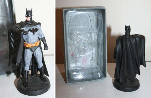 DC superheroes BATMAN mini lead statue with box by Eaglemoss publications