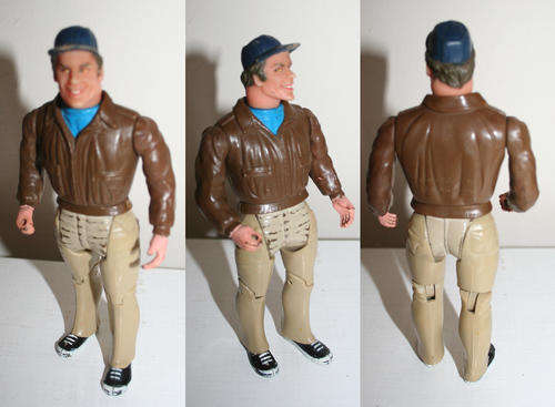 1984 A-TEAM HOWLING MAD MURDOCK larger scale action figure - Galoob toys