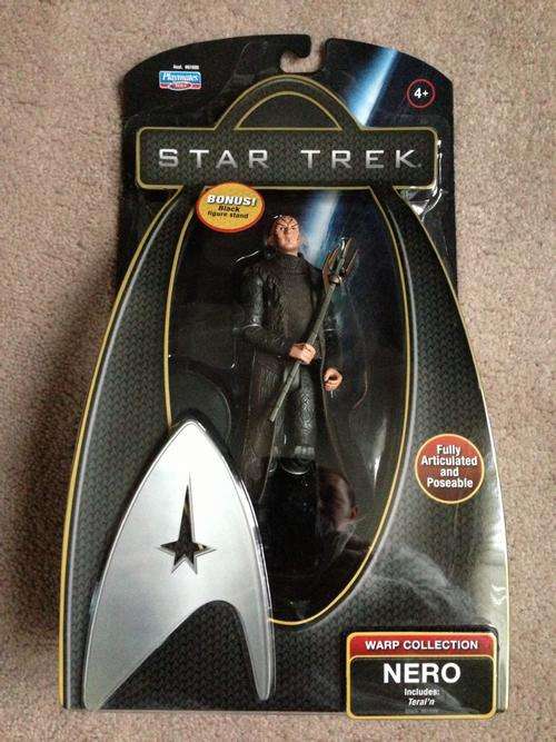 STAR TREK villain NERO 1st movie 2009 large scale figure - mint on card