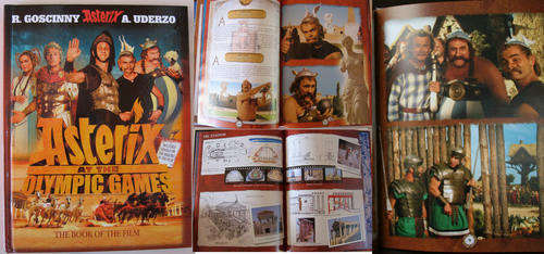 ASTERIX & the Olympic Games HARD COVER Movie story book
